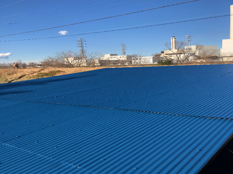 東京都八王子市　金属屋根塗装工事　施行後